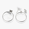 304 Stainless Steel Stud Earrings EJEW-I211-14P-2