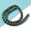 Dyed Synthetic Turquoise Beads Strands G-B070-D01-01-2