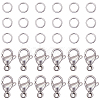304 Stainless Steel Lobster Claw Clasps STAS-PH0019-51P-1