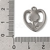 Tarnish Resistant 304 Stainless Steel Charms STAS-N103-59P-3