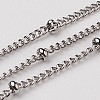 3.28 Feet 304 Stainless Steel Twisted Chains Curb Chains X-CHS-K002-10-1