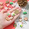 18Pcs 9 Styles Christmas Resin Pendants RESI-CJ0003-26-4