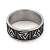 304 Stainless Steel Ring RJEW-B055-03AS-09-3