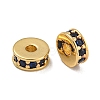 Rack Plating Brass Micro Pave Cubic Zirconia Beads KK-U030-26G-04-1