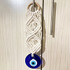 Cotton Cord Macrame Woven Wall Hanging EVIL-PW0002-19-1