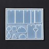 Geometrical Shape Pendant Silicone Molds DIY-D076-04-3