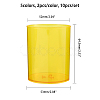 Ahandmaker Plastic Candle Cups AJEW-AM0001-01-2