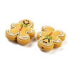 Christmas Gingerbread Man Silicone Beads SIL-U005-01B-2