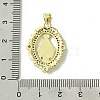 Real 18K Gold Plated Brass Micro Pave Cubic Zirconia Pendants KK-H472-37A-01G-3