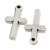 Tibetan Style Alloy Latin Cross Pendants TIBEP-Q040-068AS-NR-2