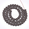 Spray Painted Non-magnetic Synthetic Hematite Beads Strands G-T116-04-20-2