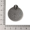 304 Stainless Steel Pendants STAS-U001-05AS-3