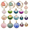 Zinc Alloy Enamel Pendants PW-WG9A069-01-5