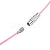 Stainless Steel Wire Necklace Cord DIY Jewelry Making TWIR-R003-03-2