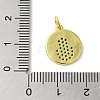 Brass Micro Pave Cubic Zirconia Pendants KK-M283-13E-01-3