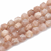 Natural Sunstone Beads Strands G-S332-10mm-008-1
