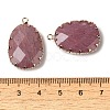 Natural Rhodonite Faceted Pendants G-Q169-01G-01-3