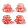 Synthetic Shell Dyed Carved Beads SHEL-H005-16-1