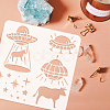 PET Hollow Out Drawing Painting Stencils DIY-WH0391-0785-3