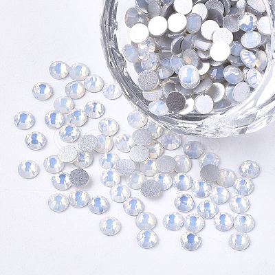 Glass Rhinestone Flat Back Cabochons RGLA-S002-08SS-35-1