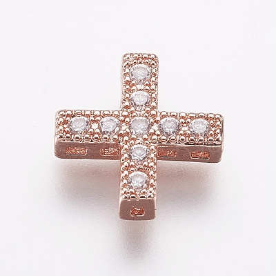 Brass Micro Pave Cubic Zirconia Pendants ZIRC-E143-49-1