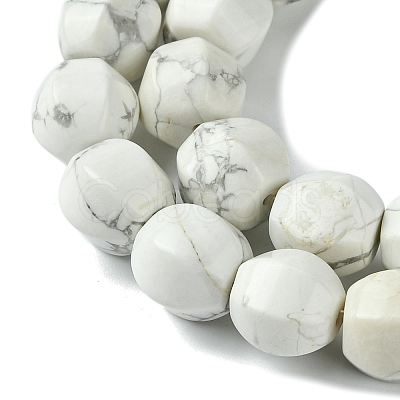 Natural Howlite Beads Strands G-H023-A16-01-1