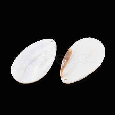 Natural Freshwater Shell Big Pendants SHEL-T020-02-1