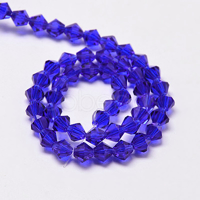 Transparent Glass Beads Strands EGLA-A039-T4mm-D06-1