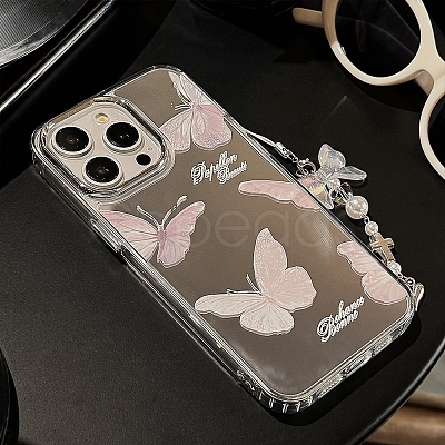 Ins mirror Butterfly Cartoon Shell TPU Plastic Mobile Phone Cover PW-WGD834D-09-1