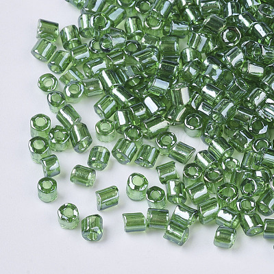 8/0 Two Cut Glass Seed Beads SEED-S033-15A-04-1