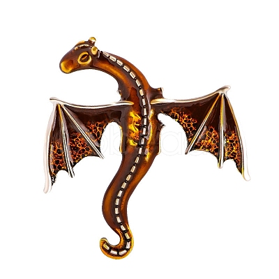 Cartoon Flying Dragon Brooches PW-WG32702-03-1