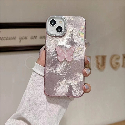 Butterfly Pattern Silicone Mobile Phone Cover PW-WGCC13A-11-1