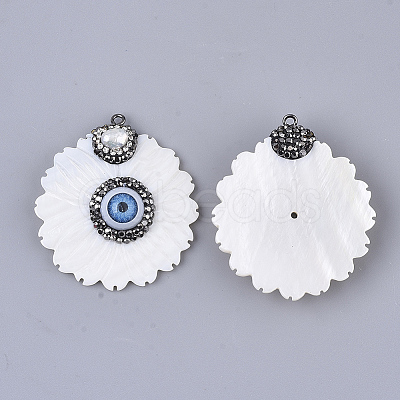 Freshwater Shell Pendants SHEL-T015-04-1