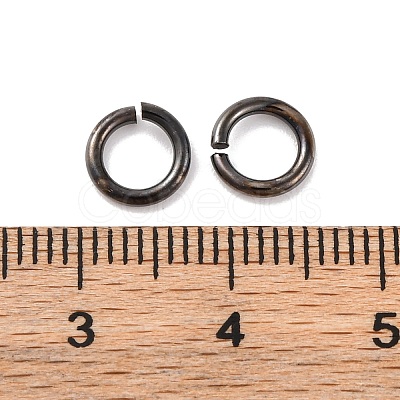 Brass Open Jump Rings KK-G514-01J-B-1