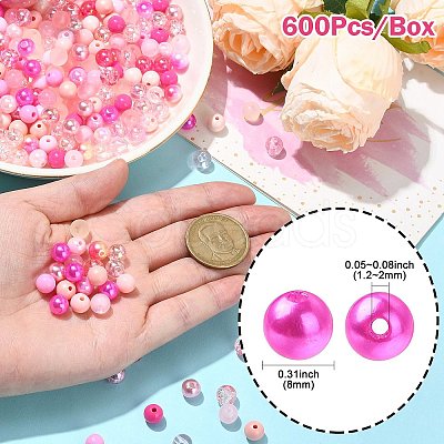 DIY Pink Series Necklace & Bracelet Making Kits DIY-CJ0001-76-1