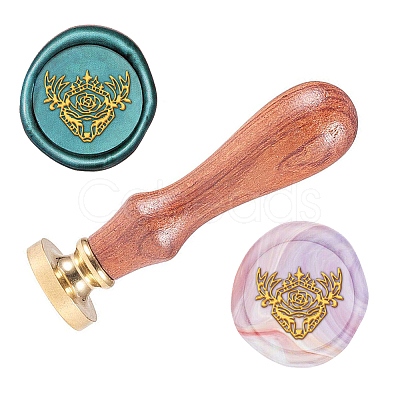 Wax Seal Stamp Set AJEW-WH0208-540-1