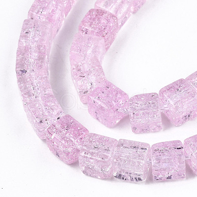 Crackle Glass Beads GLAA-S192-005F-1