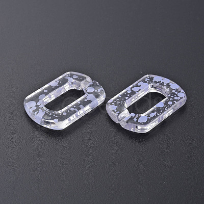 Transparent Acrylic Linking Rings OACR-N009-017A-10-1