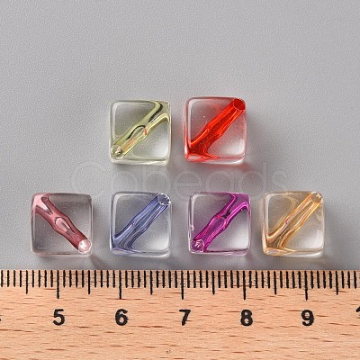 Transparent Acrylic Beads TACR-S154-25A-1