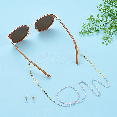 Brass Chain Eyeglasses Chains AJEW-EH00031-1