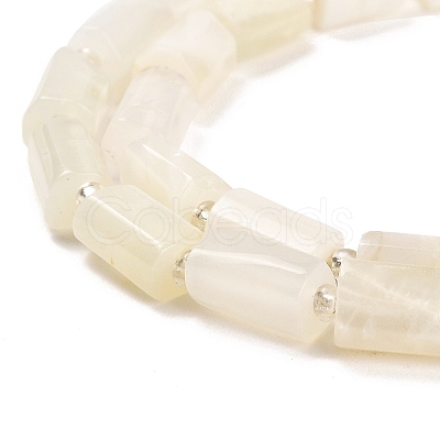 Natural White Moonstone Beads Strands G-G068-A36-01-1