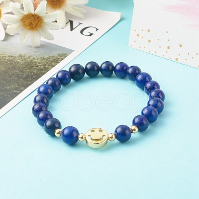 Natural Mixed Stone Stretch Bracelets BJEW-JB06568-1