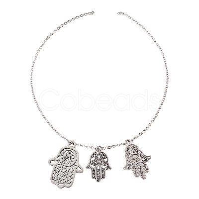 100Pcs 10 Styles Tibetan Style Alloy Pendants TIBEP-CJ0001-56-1