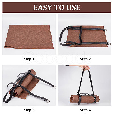 PU Leather Blanket Strap AJEW-WH0042-95-1