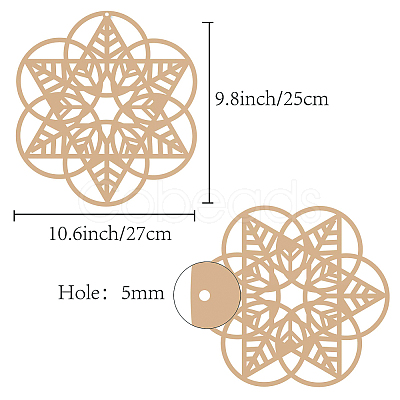 Laser Cut Wooden Wall Sculpture WOOD-WH0113-037-1