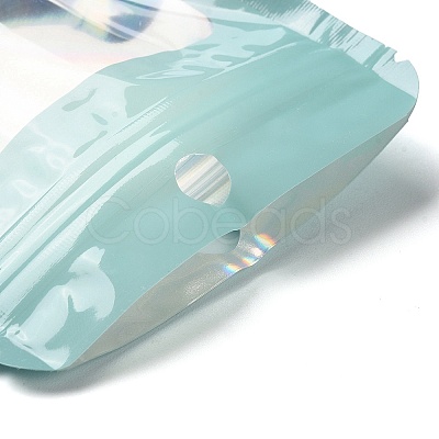 Rectangle Glitter Holographic PVC Zip Lock Bags ABAG-P011-01D-01-1