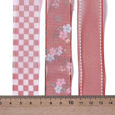 Polyester & Polycotton Ribbons Sets SRIB-P022-01F-17-1