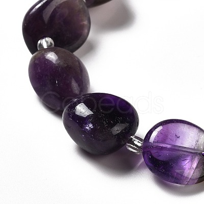 Natural Amethyst Beads Strands G-B026-02B-1