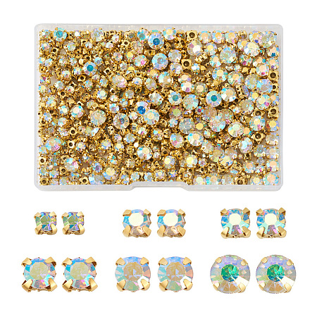 Yilisi 780Pcs 6 Style Sew on Rhinestone DIY-YS0001-44-1