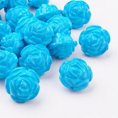 Opaque Acrylic Beads MACR-S635-10-1